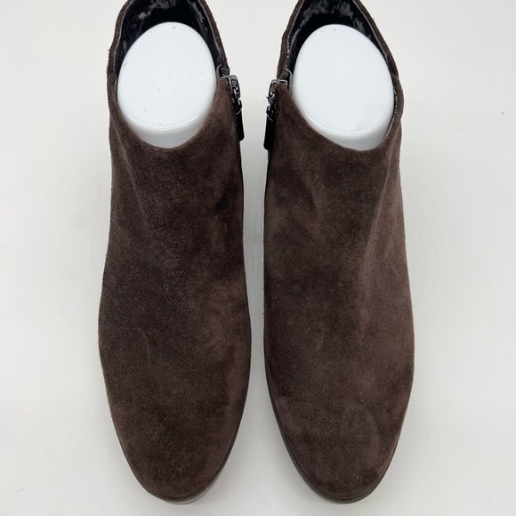 Calvin Klein Brown Suede Booties - Picture 10 of 10